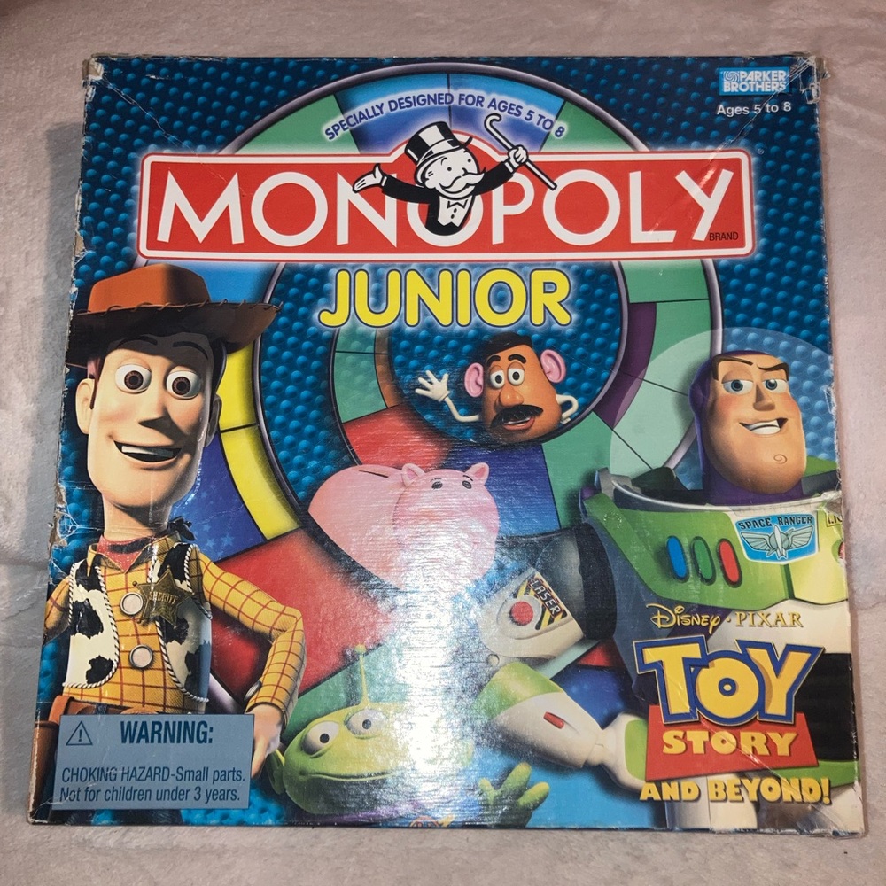 Monopoly Junior Toy Story Vintage 2002